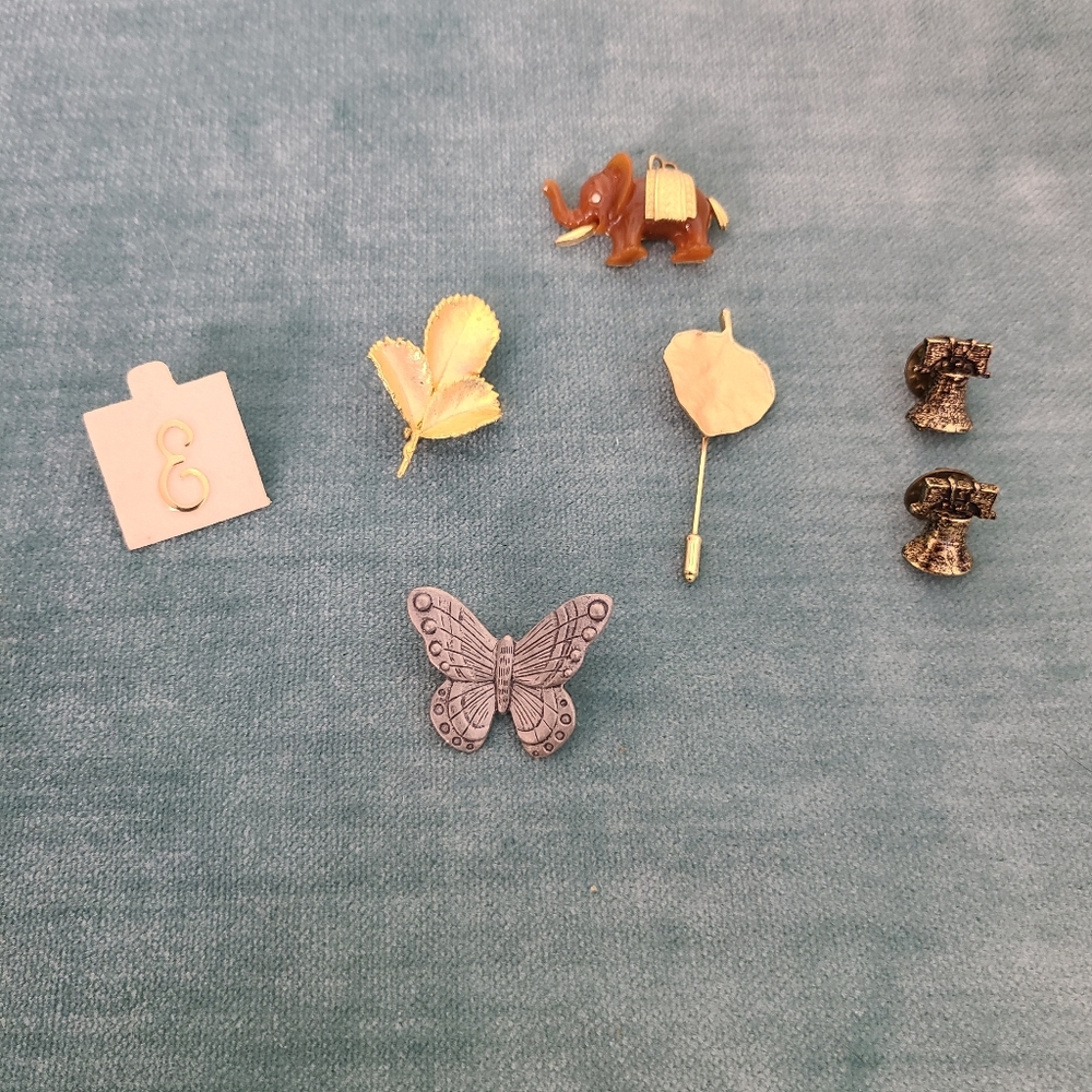 Vintage Jewelry Collection Pins Pendant Tacks